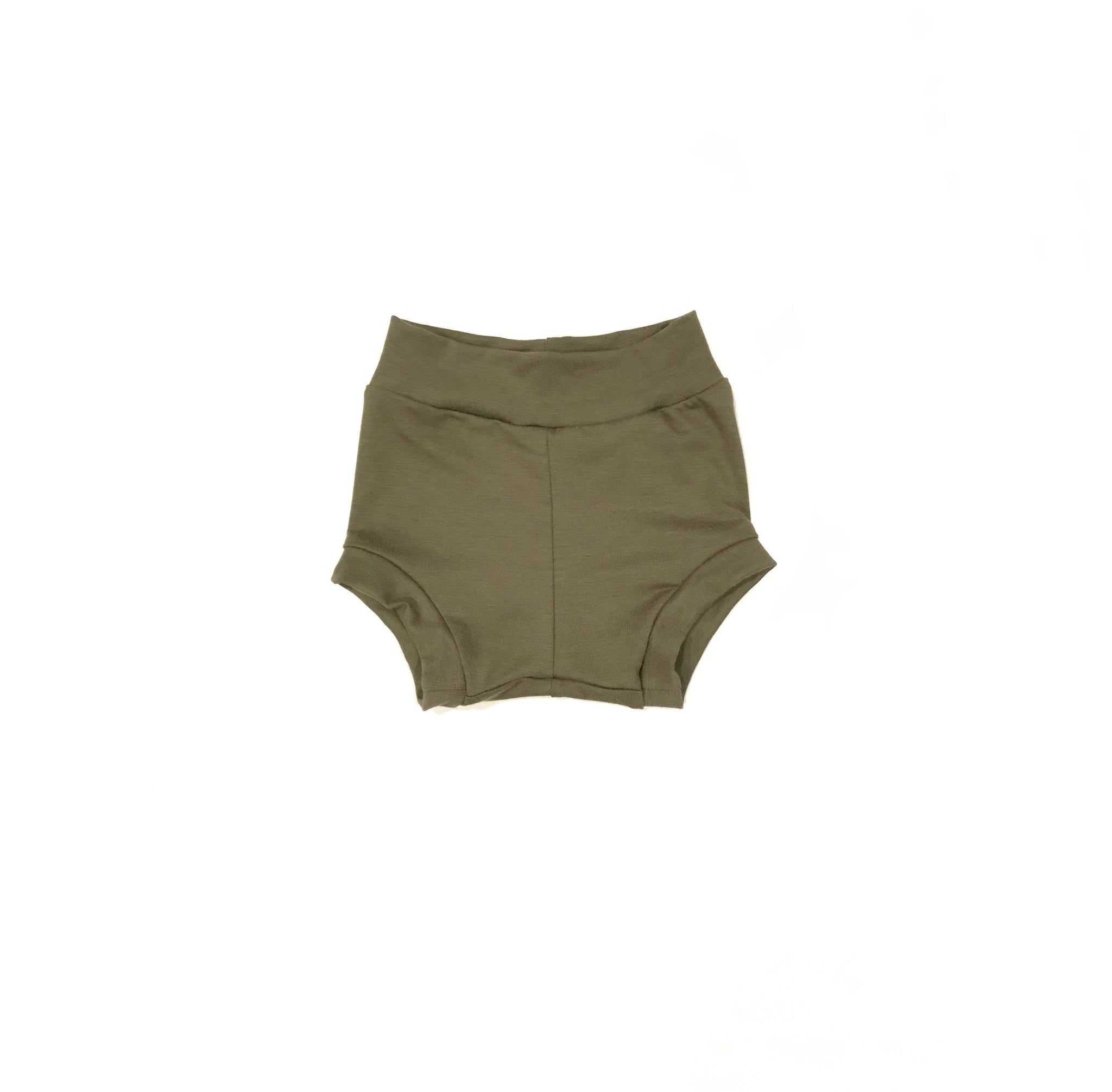Bamboo Shorties in Soft Olive
