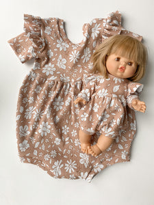 Doll and me Summer Romper set